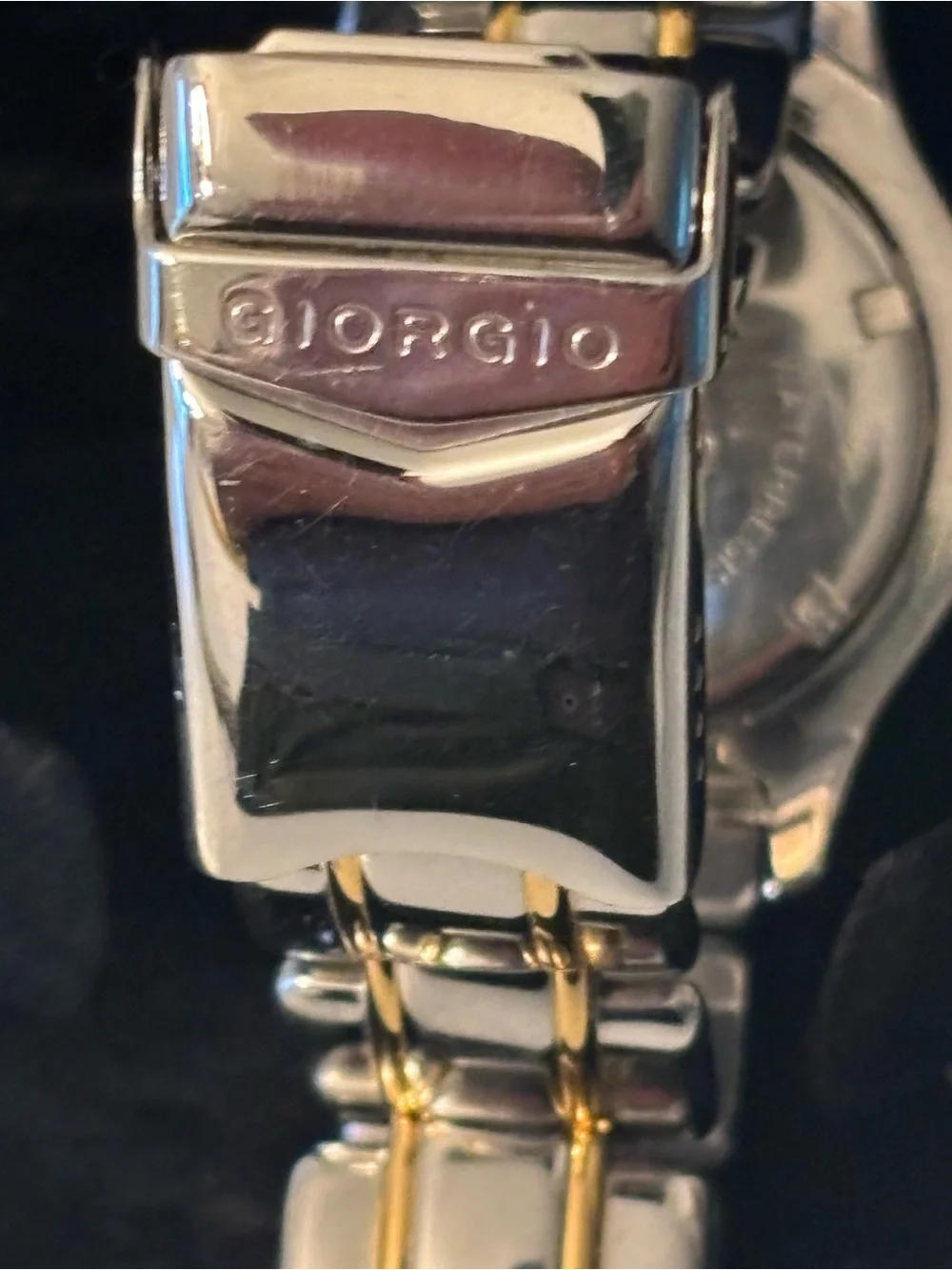 Giorgio Two-Tone Blue & Gold Smartwatch-Style Watch